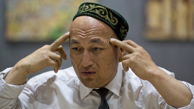 In this photo taken March 29, 2018, Omir Bekali talks about the psychological stress he endured in a Chinese internment camp during an interview in Almaty, Kazakhstan. Since 2016, Chinese authorities in the heavily Muslim region of Xinjiang have carried out a campaign of mass detentions and indoctrination in internment camps, with the stated aim of bolstering national security and eliminating Islamic extremism. The program appears to be an attempt to rewire its detainees’ political thinking, erase their Islamic beliefs and reshape their very identities. (AP Photo/Ng Han Guan)