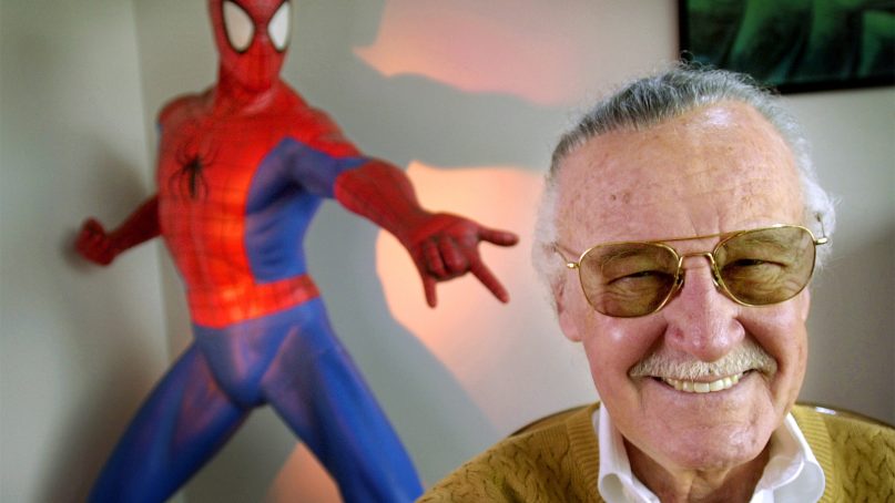 Stan Lee, creator of comic-book franchises such as 