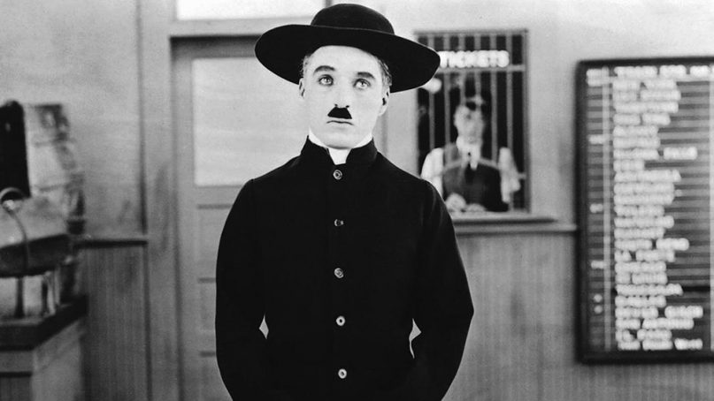 Charlie Chaplin portrayed an escaped convict disguised as a chaplain in the film “The Pilgrim.” Photo courtesy of Creative Commons