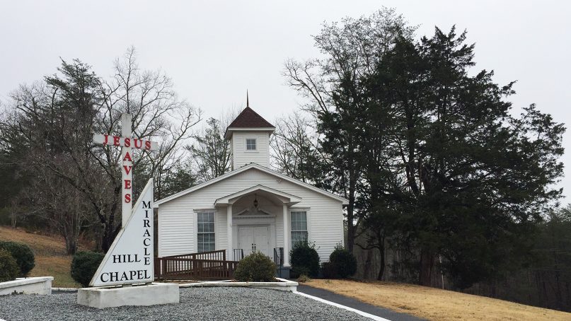 A chapel on the grounds of a Miracle Hill group home for children in Pickens County, S.C. RNS photo by Yonat Shimron