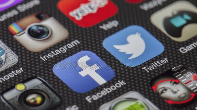 Social media apps on a smartphone. Photo courtesy of Creative Commons