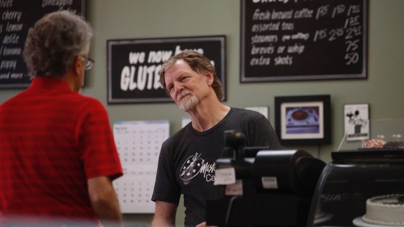 Baker Jack Phillips manages his Masterpiece Cakeshop in Lakewood, Colo., after the U.S. Supreme Court ruled in his favor June 4, 2018, in a case over whether he could refuse to make a wedding cake for a same-sex couple because of his religious beliefs. (AP Photo/David Zalubowski)