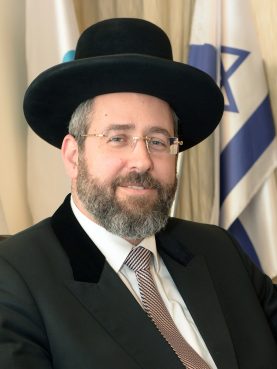 Ashkenazi Chief Rabbi of Israel David Lau. Photo courtesy of Creative Commons