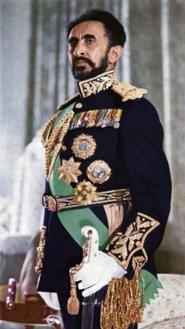 Ethiopian Emperor Haile Selassie I, in 1970, is regarded by Rastafarians as the God of the black race. Photo courtesy Creative Commons