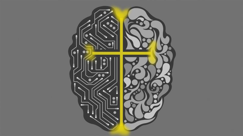 Catholic ethics are heavily influencing the field of artificial intelligence. RNS photo illustration by Kit Doyle