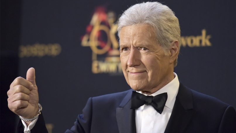 Alex Trebek pictured in Pasadena, Calif., on May 5, 2019. (Photo by Richard Shotwell/Invision/AP)