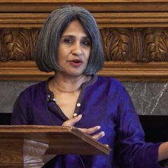 Sunita Vishwanath speaks in 2018. Video screenshot