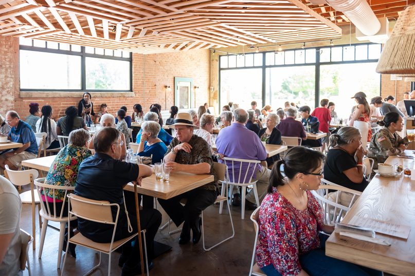 People dine at Taste Community Restaurant in Fort Worth, Texas. Photo by RossGraphix, courtesy of Taste Community Restaurant