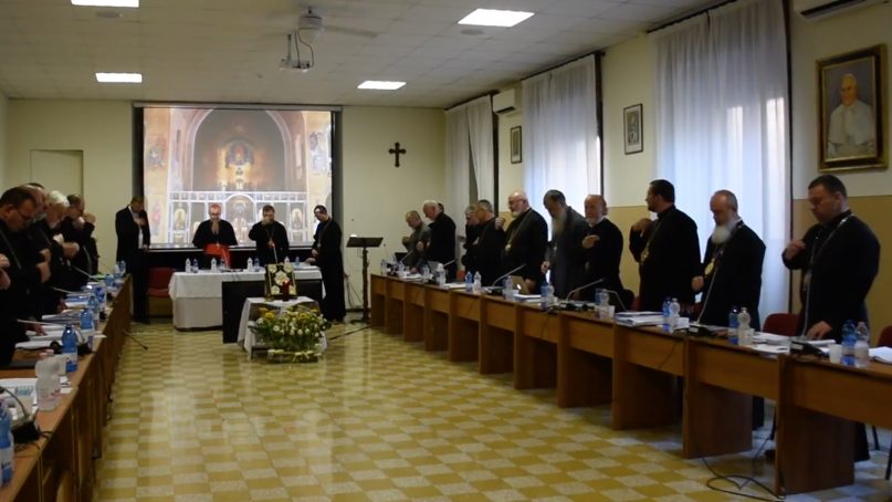 Bishops of the Ukrainian Greek Catholic Church meet for a synod at the Vatican. Photo courtesy of Ukrainian Greek Catholic Church