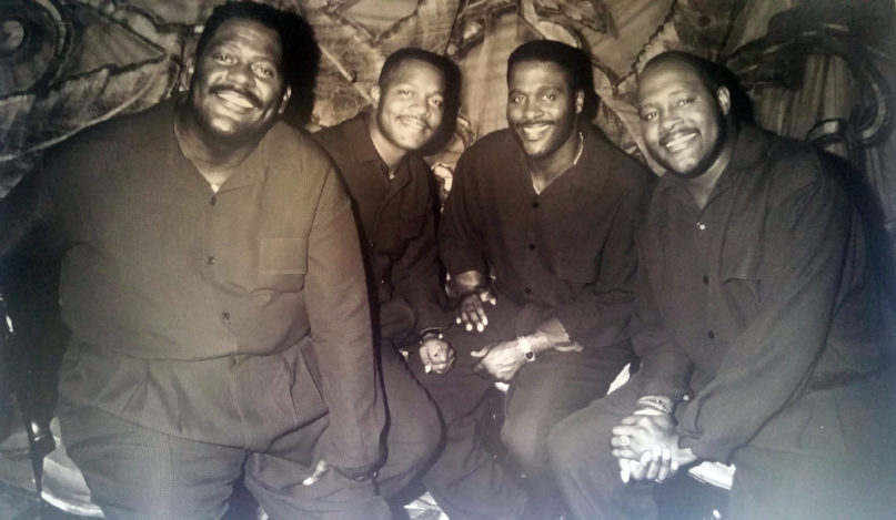The Winans group in 1995 included Ronald, from left, Michael, Carvin and Marvin. Photo by Jeffrey Mayer