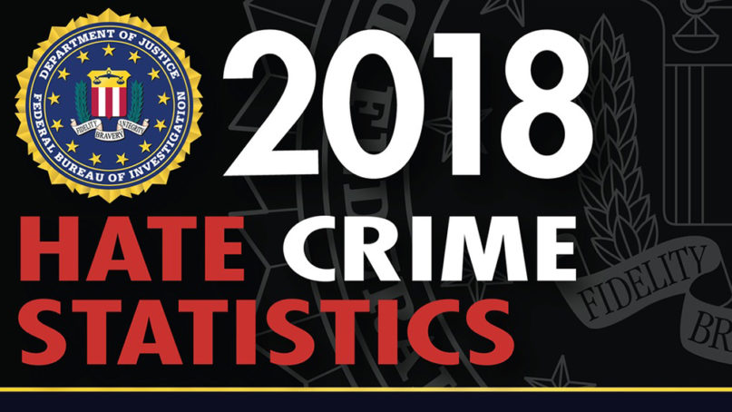 2018 Hate Crime Statistics. Image courtesy of FBI