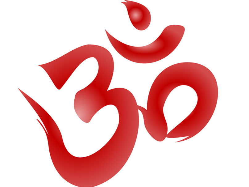 The Om symbol in calligraphy. Image courtesy of Pixabay/Creative Commons