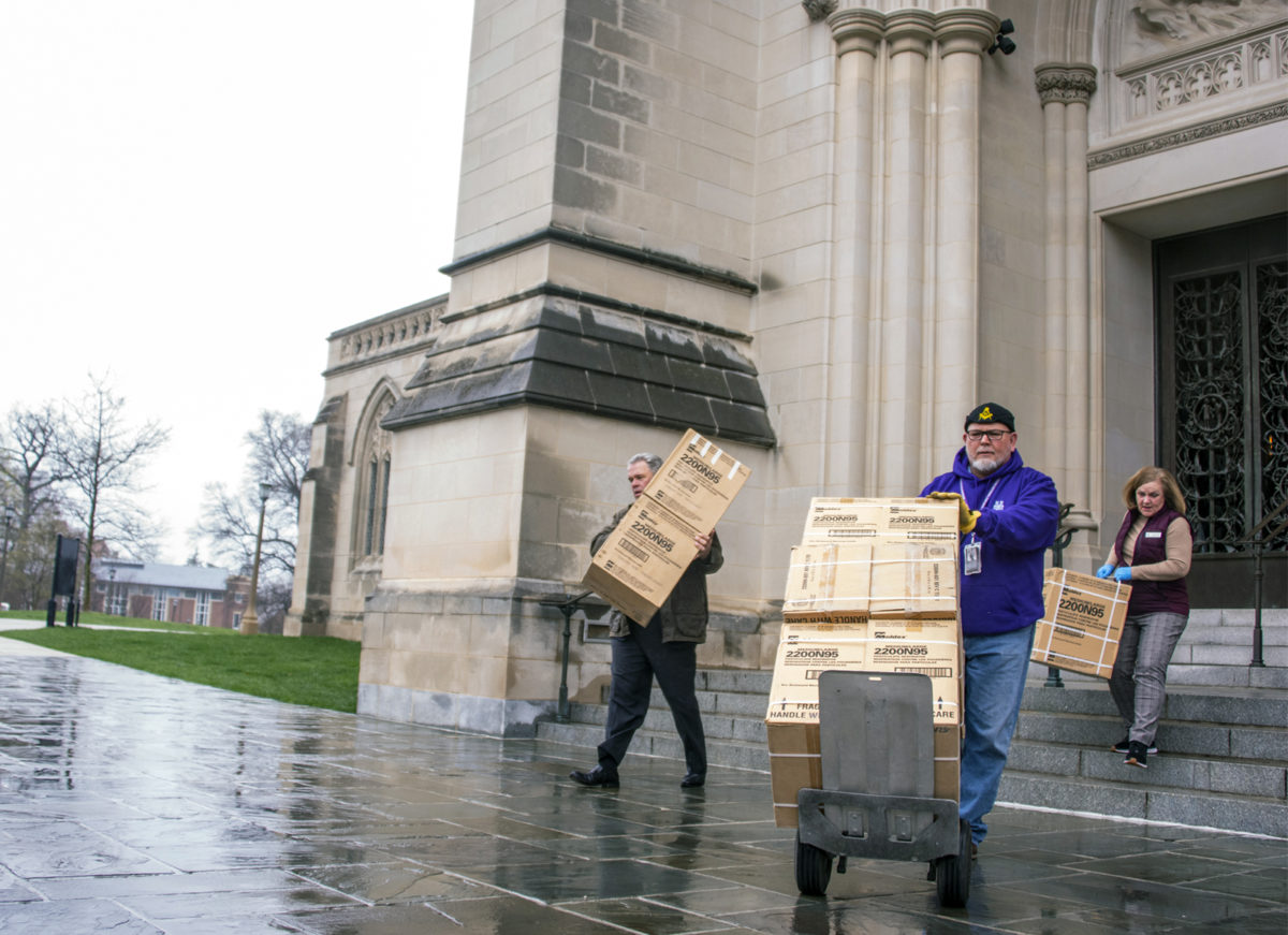 Washington National Cathedral Donates 5,000 Medical Masks Resurrected From Crypts