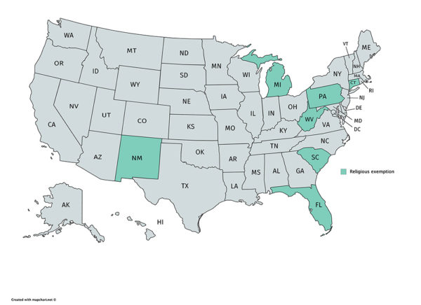 See which states have religious exemptions in their stay-at-home orders