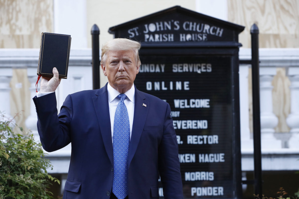 Trump's Bible walk to church was an act of 'sacrilege,' says ...