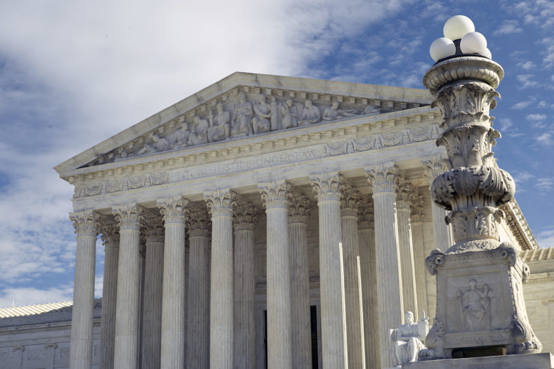 The Supreme Court in Washington on Jan. 27, 2020. (AP Photo/Mark Tenally)
