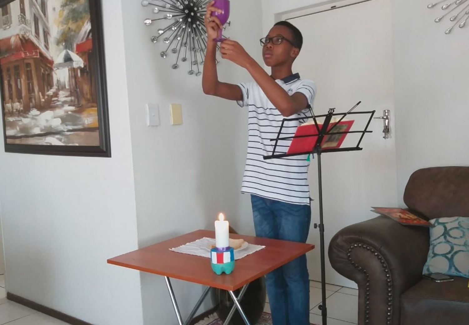 Without church or internet, many South Africans turn to liturgies at home