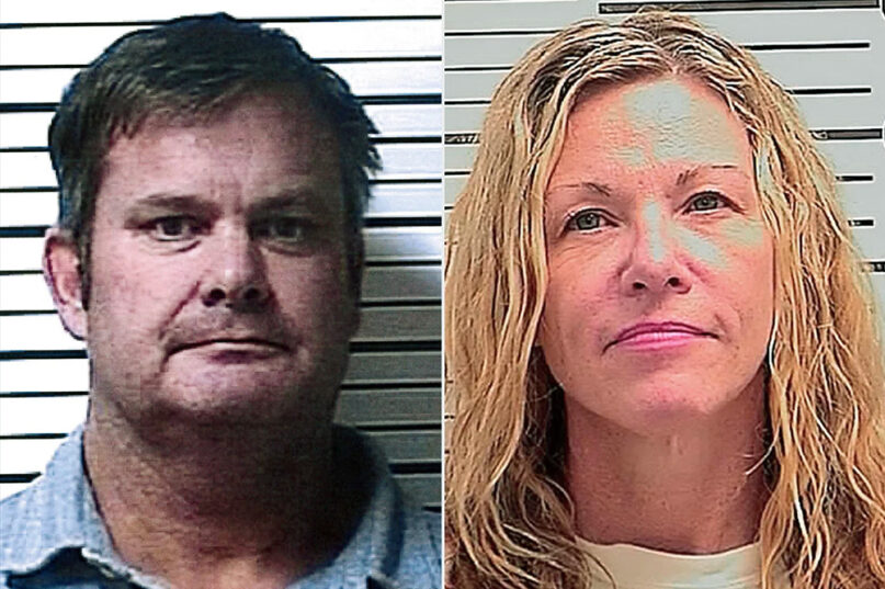 Booking photos of Chad Daybell and Lori Vallow Daybell. Photos courtesy of Rexburg Police Department, left, and Madison County Sheriff’s Office