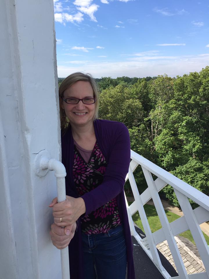 Columnist Jana Riess at the top of the Kirtland Temple. Community of Christ announced today that the building, along with several other historic sites, has been sold to the Church of Jesus Christ of Latter-day Saints.