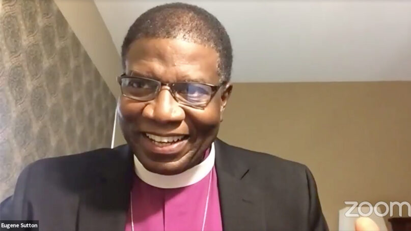 Bishop Eugene Taylor Sutton speaks during the National Council of Churches’ virtual Christian Unity Gathering on Oct. 13, 2020. Video screengrab