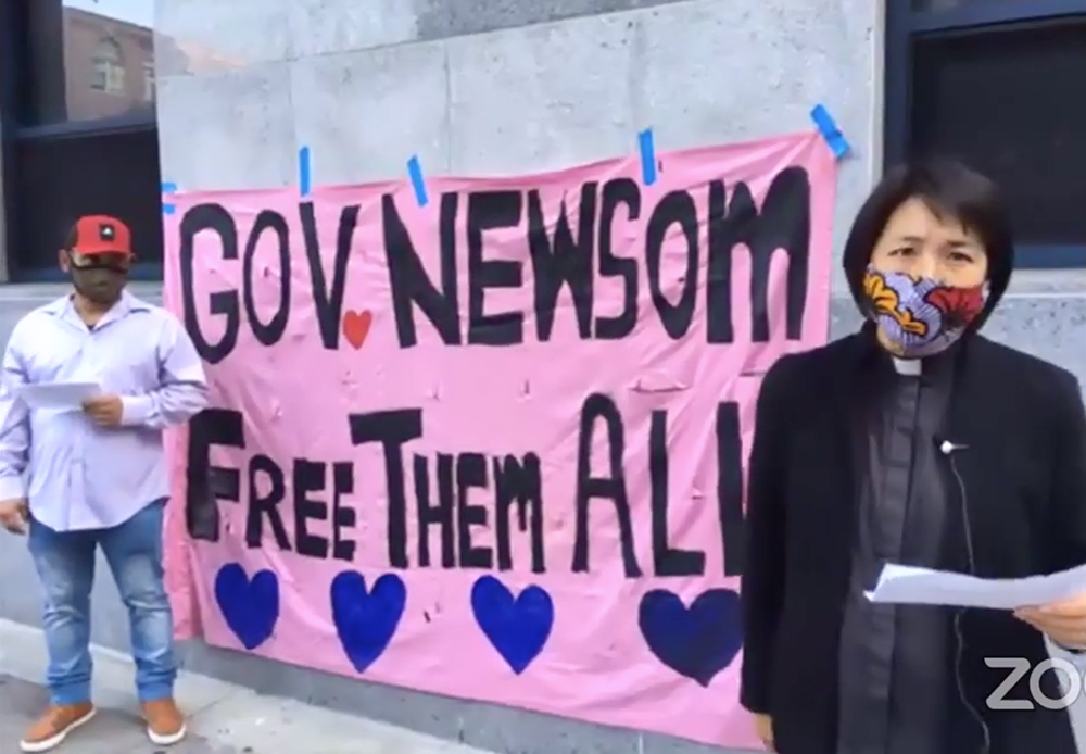 Interfaith demonstrations across California demand release of incarcerated people amid COVID-19
