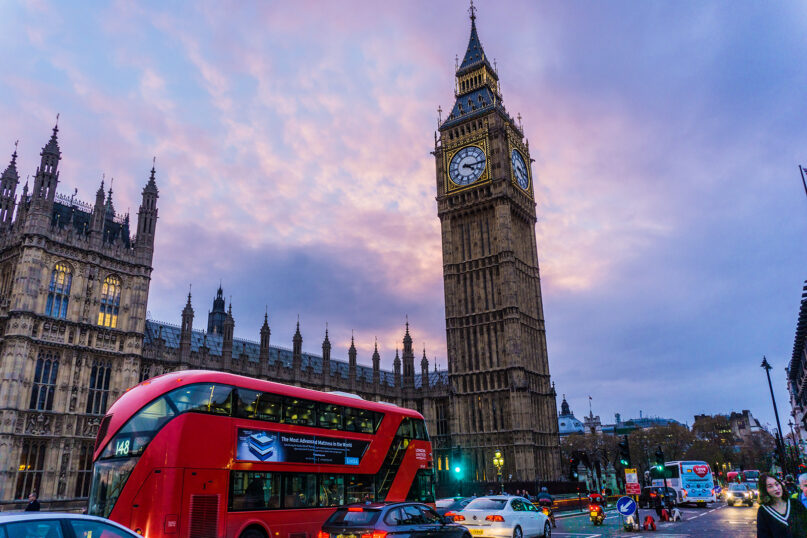 The Big Ben clock tower in London. Photo by Lucas Davies/Unsplash/Creative Commons