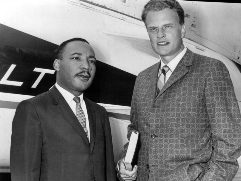 The Rev. Martin Luther King Jr., left, and evangelist Billy Graham in 1962. Photo courtesy of Billy Graham Evangelistic Association