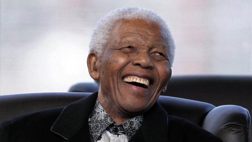 In this, May 9, 2009, file photo, South Africa’s former President Nelson Mandela attends the inauguration ceremony of President Jacob Zuma in Pretoria, South Africa. (AP Photo/Themba Hadebe, File)