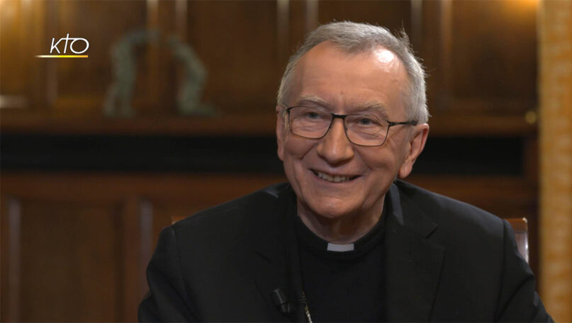 Cardinal Pietro Parolin in a recent interview with French Catholic TV network KTO. Video screengrab via KTO