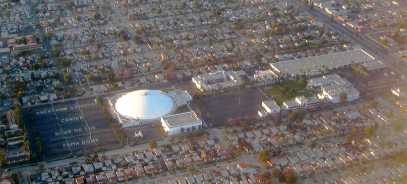 The Crenshaw Christian Center in Los Angeles, California, known as the FaithDome. Courtesy photo