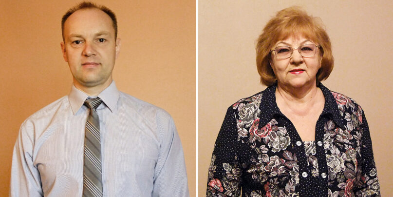 Roman Baranovskiy and his mother, Valentina Baranovskaya. Photos courtesy of Jehovah’s Witnesses