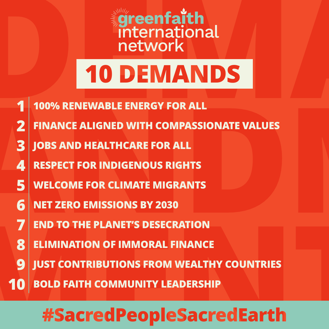 With pointed urgency, faiths rise for climate justice