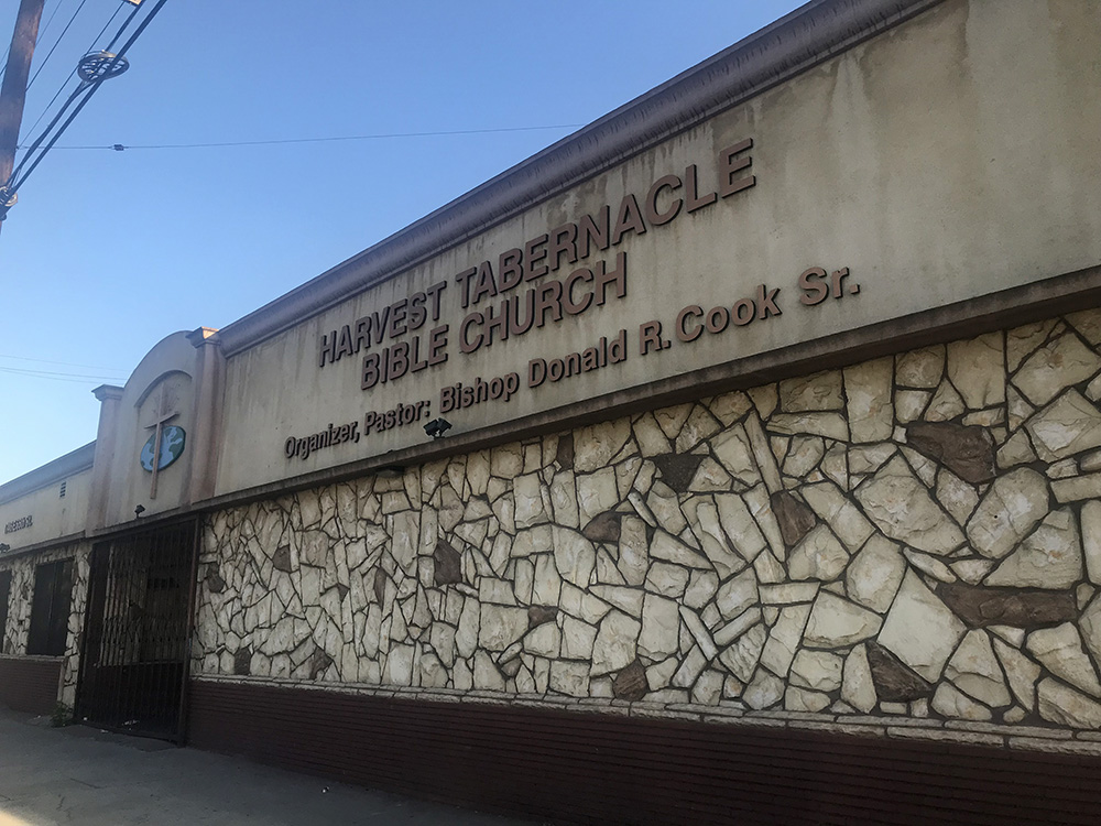 Harvest Tabernacle Bible Church in Southeast Los Angeles will be building housing on its existing land for about 150 families. RNS photo by Alejandra Molina
