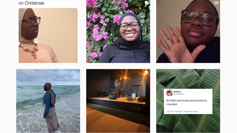 Posts on Nadirah Pierre’s Instagram feed. Screengrab