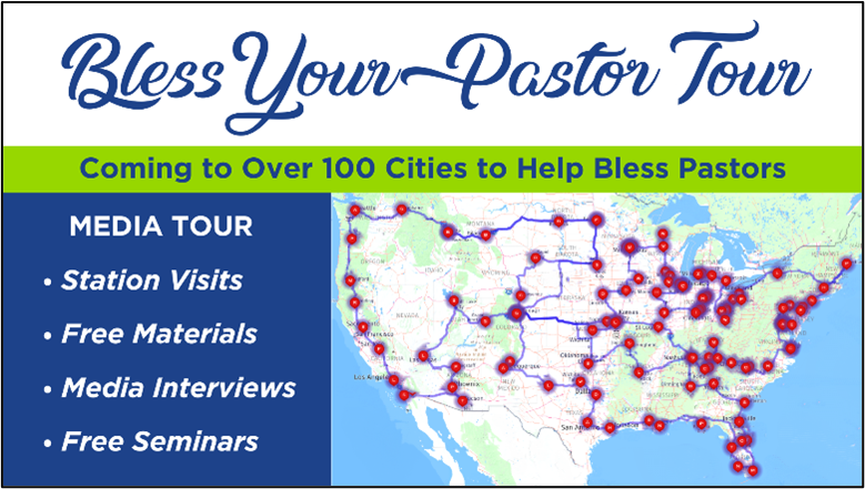 100+ city Bless Your Pastor Tour to address growing challenges for many pastors, churches