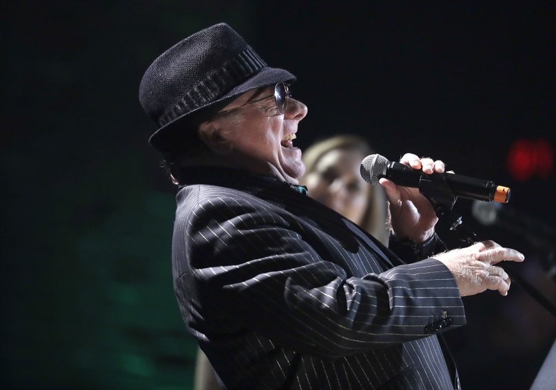Van Morrison performs during the Americana Honors and Awards show, Wednesday, Sept. 13, 2017, in Nashville, Tenn. (AP Photo/Mark Zaleski)