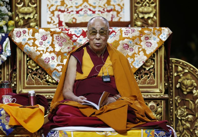 The current dalai lama was enthroned when he was about 4 years old. (AP Photo/Antonio Calanni)