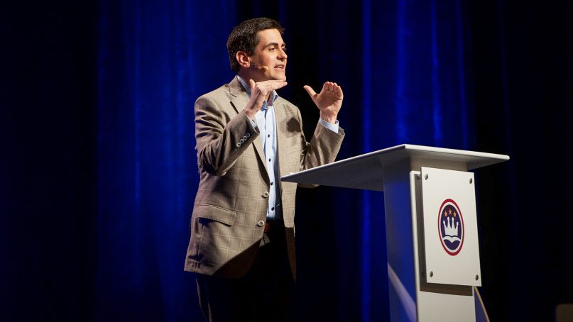 Russell Moore while president of the Southern Baptist Convention’s Ethics and Religious Liberty Commission. Photo courtesy of ERLC