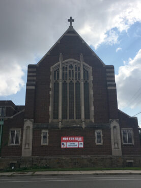 St. Peter’s Episcopal Church in the Corktown neighborhood of Detroit. RNS photo by Renée Roden