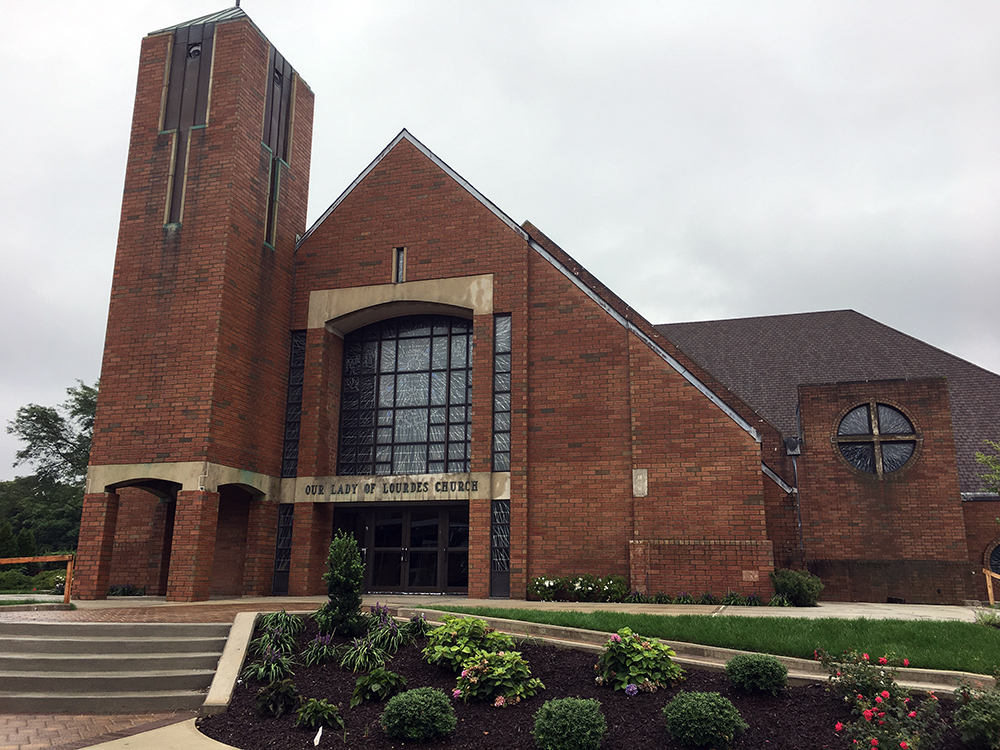 Our Lady of Lourdes Catholic Church in Massapequa Park, New York, on Aug. 23, 2021. RNS photo by Renée Roden