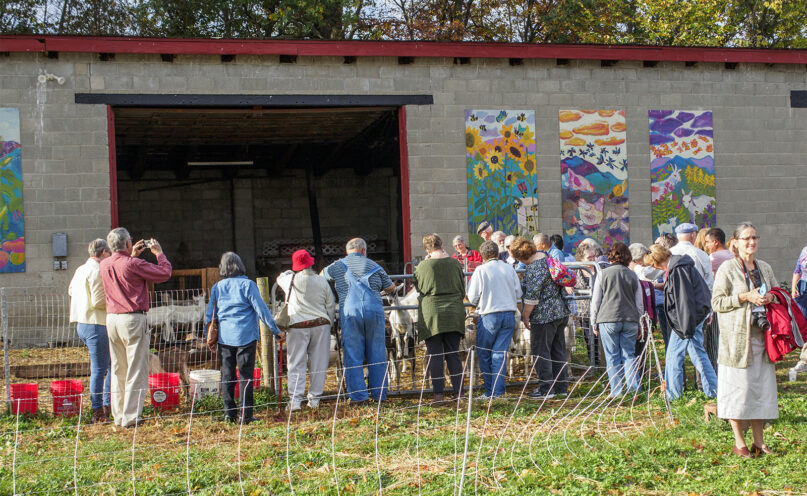 A Rural Chaplains Association focus event at a Vermont farm in Oct. 2017. Photo by Bob Klingler