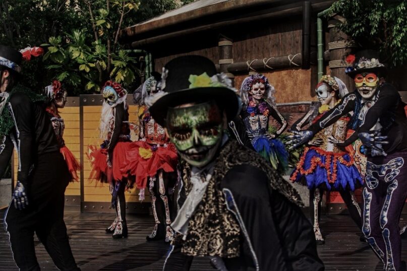 The mass-marketing of the Day of the Dead is evident in the costumes that people buy for the day. ( Man Hon Lam / EyeEm Getty Images)