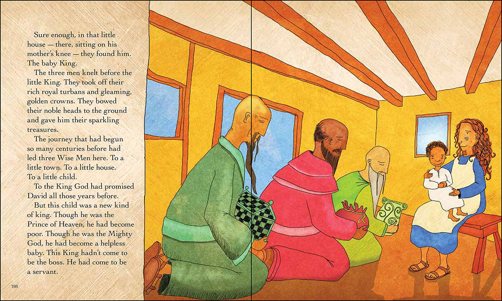 Depiction of the three Wise Men in “The Jesus Storybook Bible” by Sally Lloyd-Jones. Courtesy image
