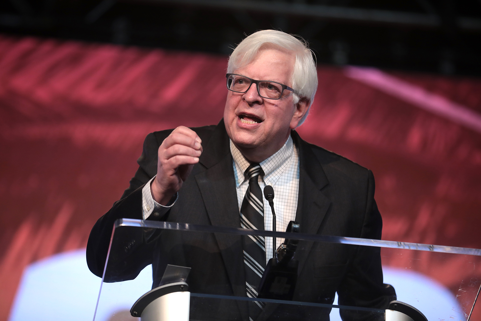 Dennis Prager speaks at the 2018 Student Action Summit hosted by Turning Point USA at the Palm Beach County Convention Center in West Palm Beach, Florida, Dec. 19, 2018. Photo by Gage Skidmore/Creative Commons