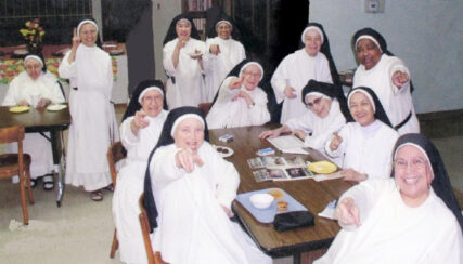 A past group of nuns at the Monastery of the Angels. Courtesy of Sheryll McGinest