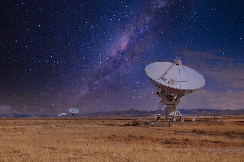 The Very Large Array in New Mexico. Image courtesy of Pixabay/Creative Commons