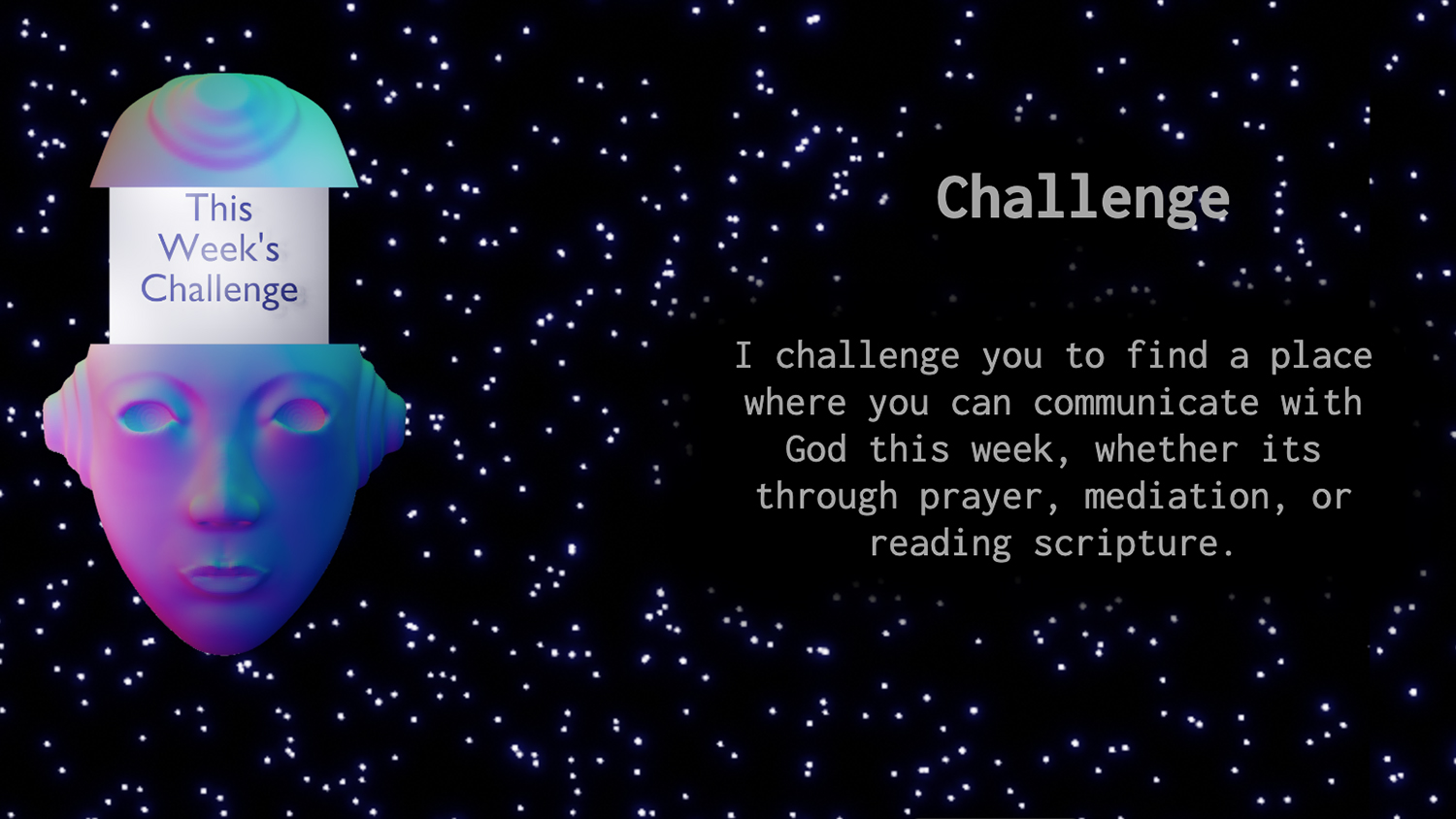 Robo Rabbi offers weekly challenges based on the Torah reading. Screengrab