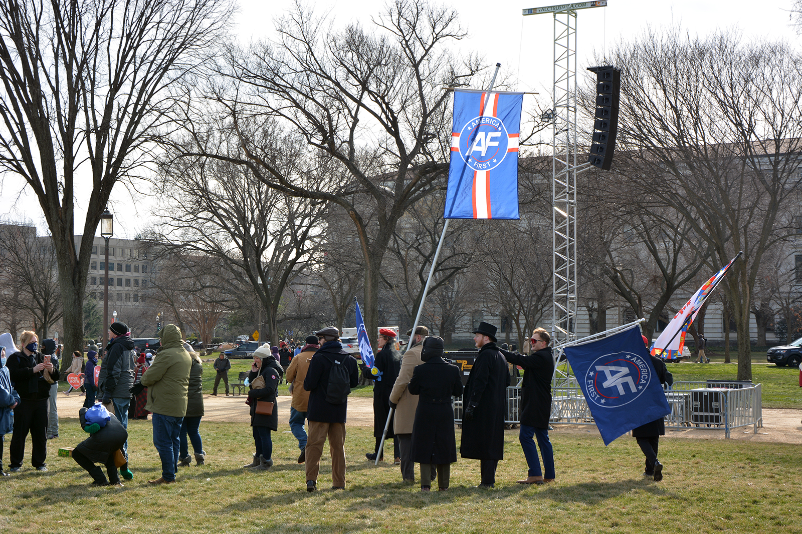 Scenes from the annual March for Life, Friday, Jan. 21, 2022, in Washington, D.C. RNS photo by Jack Jenkins
