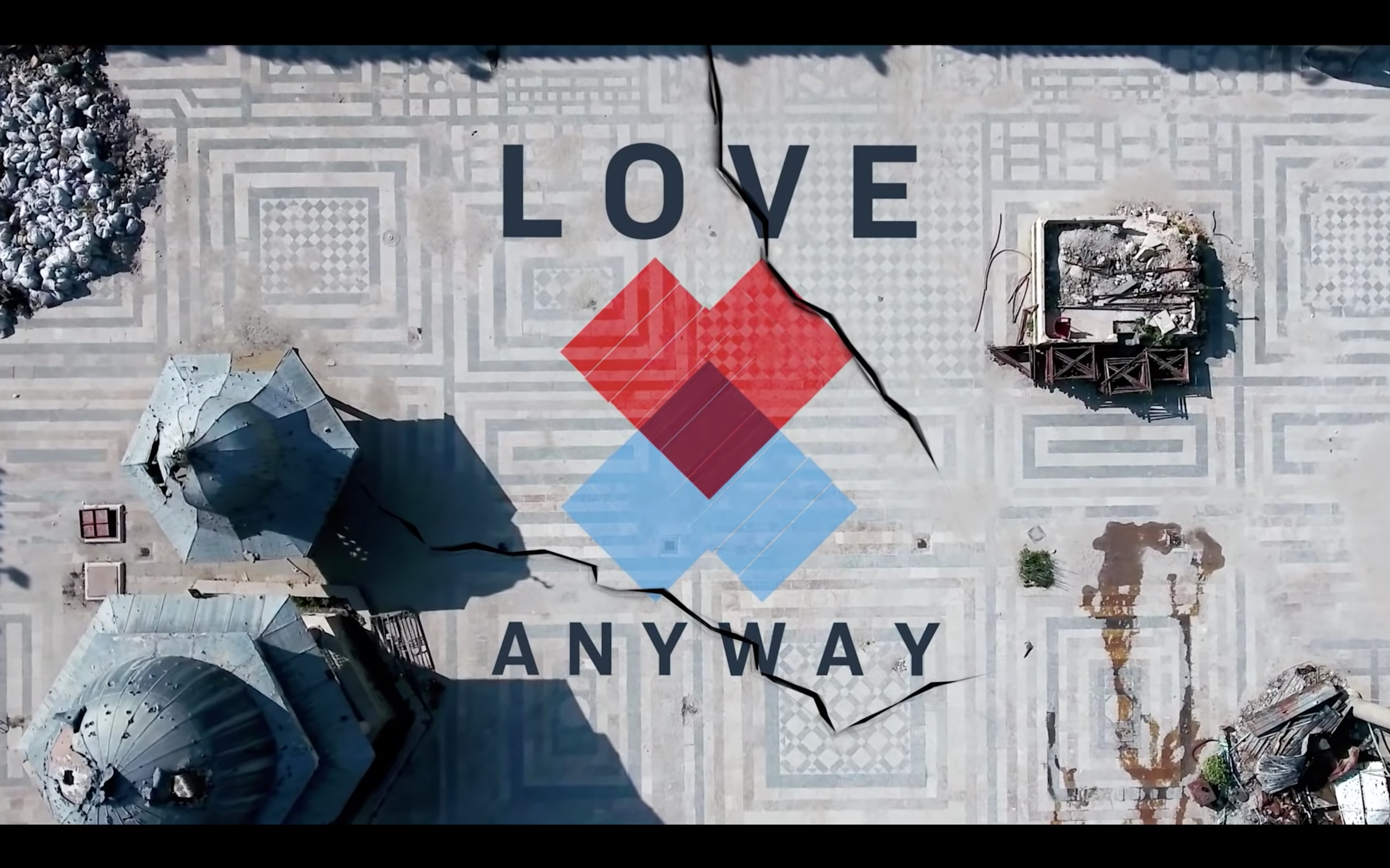 The short film "Love Anyway" was published by Preemptive Love on Youtube in 2019, and tells the story of Preemptive Love founders Jeremy and Jessica Courtney. Screengrab from Youtube video