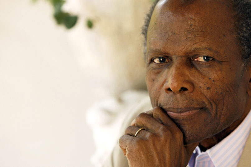 Actor Sidney Poitier poses for a portrait in Beverly Hills, California, on June 2, 2008. Poitier, the groundbreaking actor and enduring inspiration who transformed how Black people were portrayed on screen, became the first Black actor to win an Academy Award for best lead performance and the first to be a top box-office draw, died Jan. 6, 2022. He was 94. (AP Photo/Matt Sayles, File)
